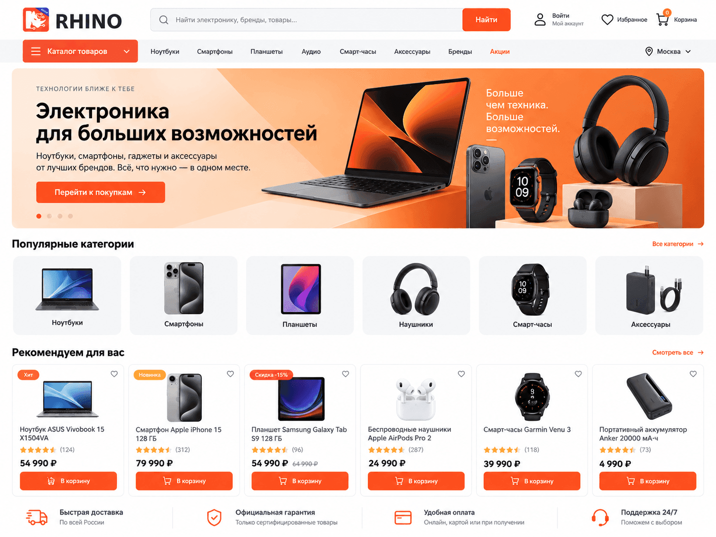  Каталог электроники