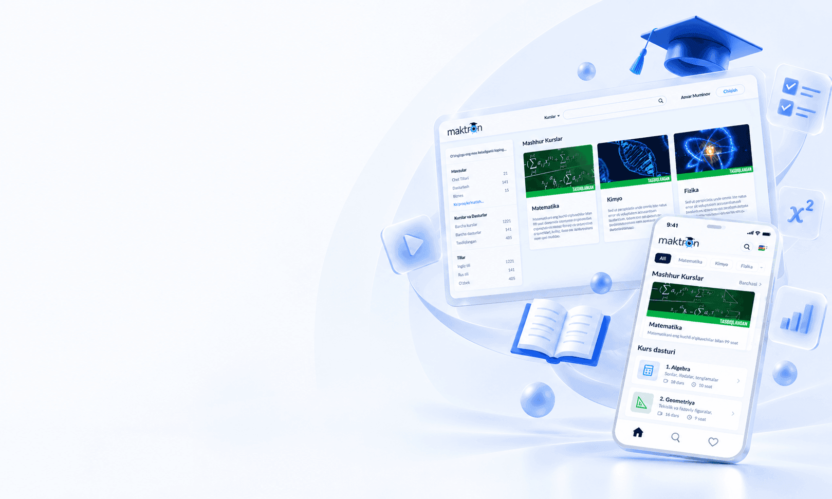 Maktron: образовательная платформа и LMS для онлайн-курсов